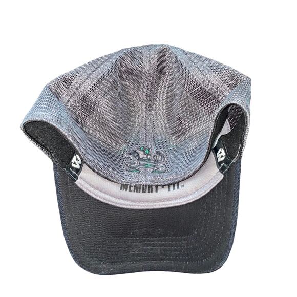 Notre Dame Fighting Irish Top of the World Memory Fit Hat fitted hat cap black - Picture 3 of 12